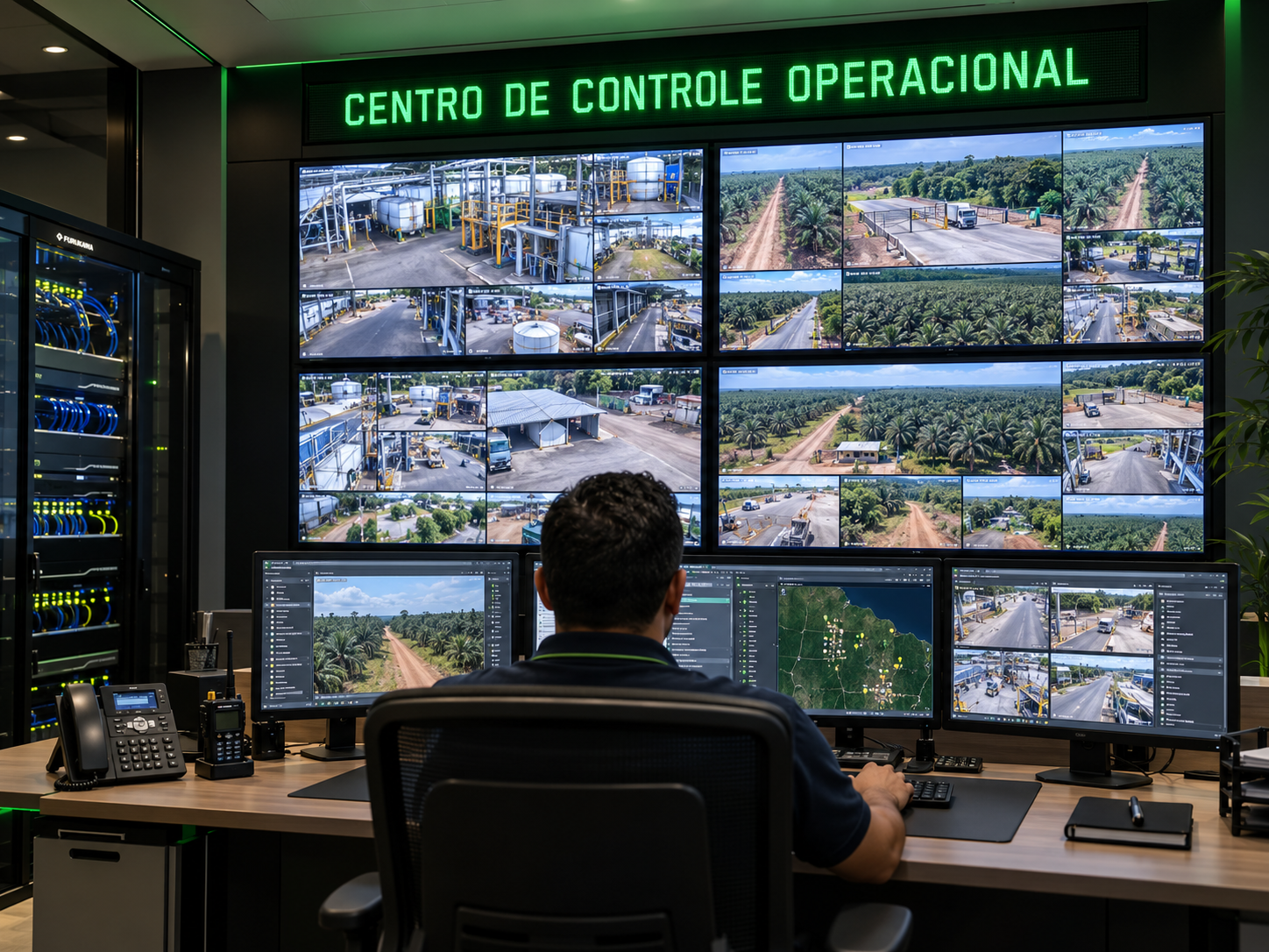Centro de Controle Operacional em projeto da LS Tecnologia