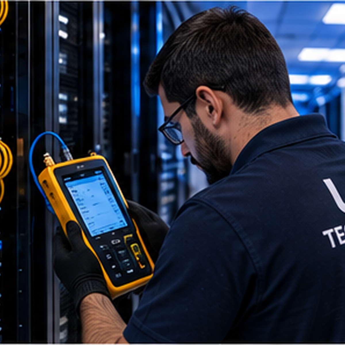 Representação visual de operação técnica da LS Tecnologia